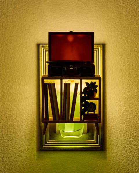 Diffuseur de fragrance Wallflowers Veilleuse contrôle de la fragrance tourne-disque