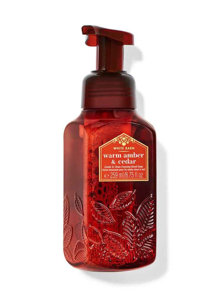 Warm Amber & Cedar Gentle & Clean Foaming Hand Soap Image 1