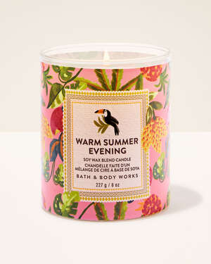 Warm Summer Evening Single Wick Candle