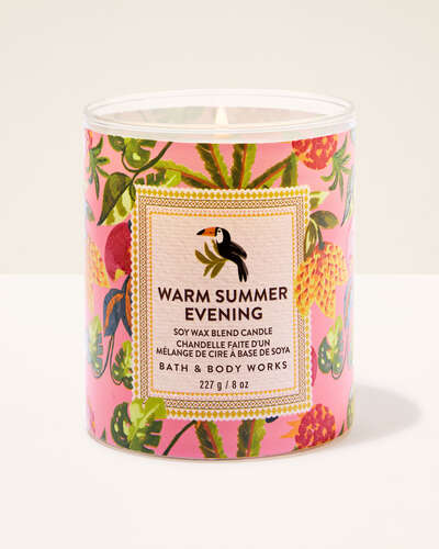 Warm Summer Evening Single Wick Candle