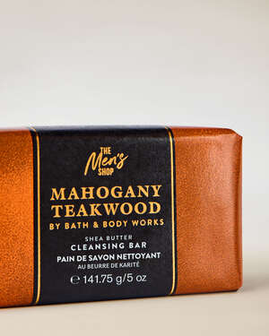 Mahogany Teakwood Shea Butter Cleansing Bar