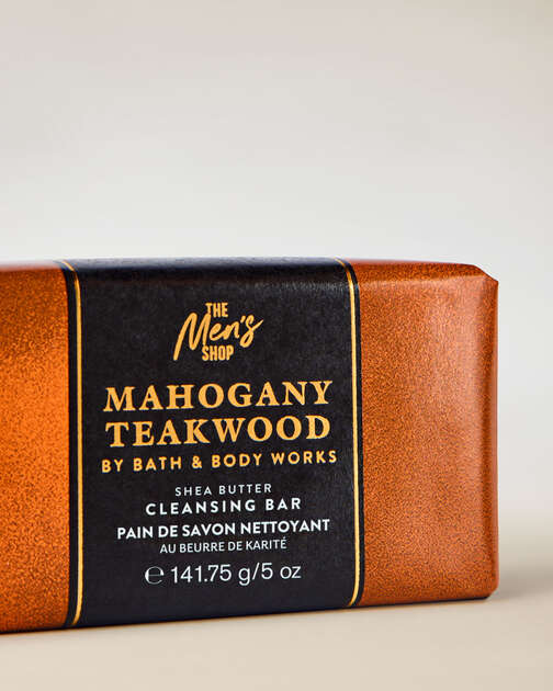 Mahogany Teakwood Shea Butter Cleansing Bar