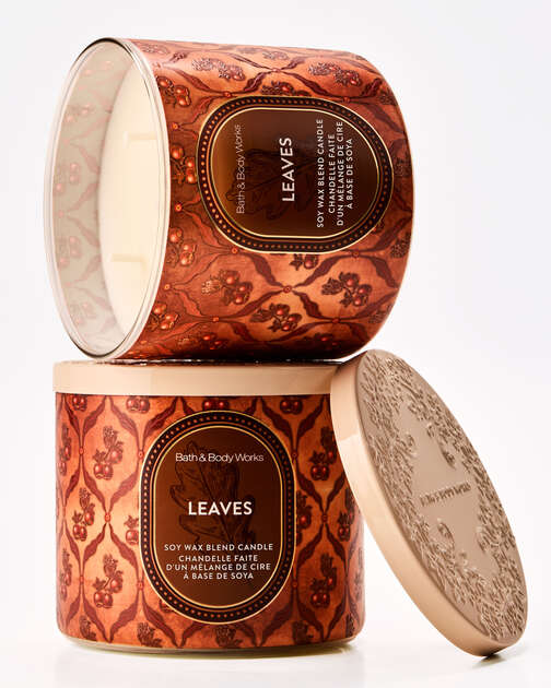 Leaves 3-Wick Candle