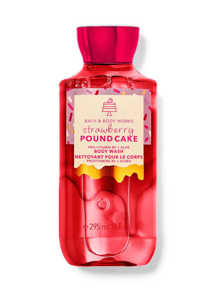 Nettoyant pour le corps Strawberry Pound Cake | Bath and Body Works