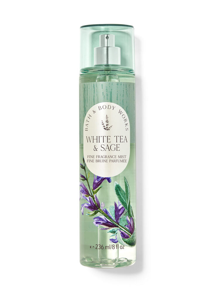 Fine bruine parfumée White Tea & Sage