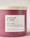Rosewood & Suede 3-Wick Candle