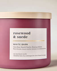 Rosewood & Suede 3-Wick Candle