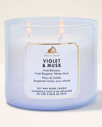 Violet & Musk 3-Wick Candle