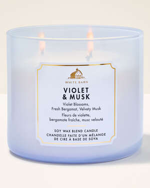 Violet & Musk 3-Wick Candle