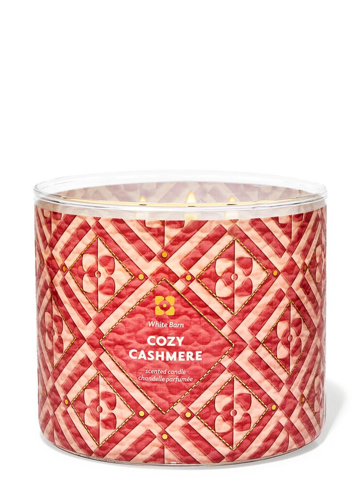 Cozy Cashmere 3Wick Candle Bath and Body Works