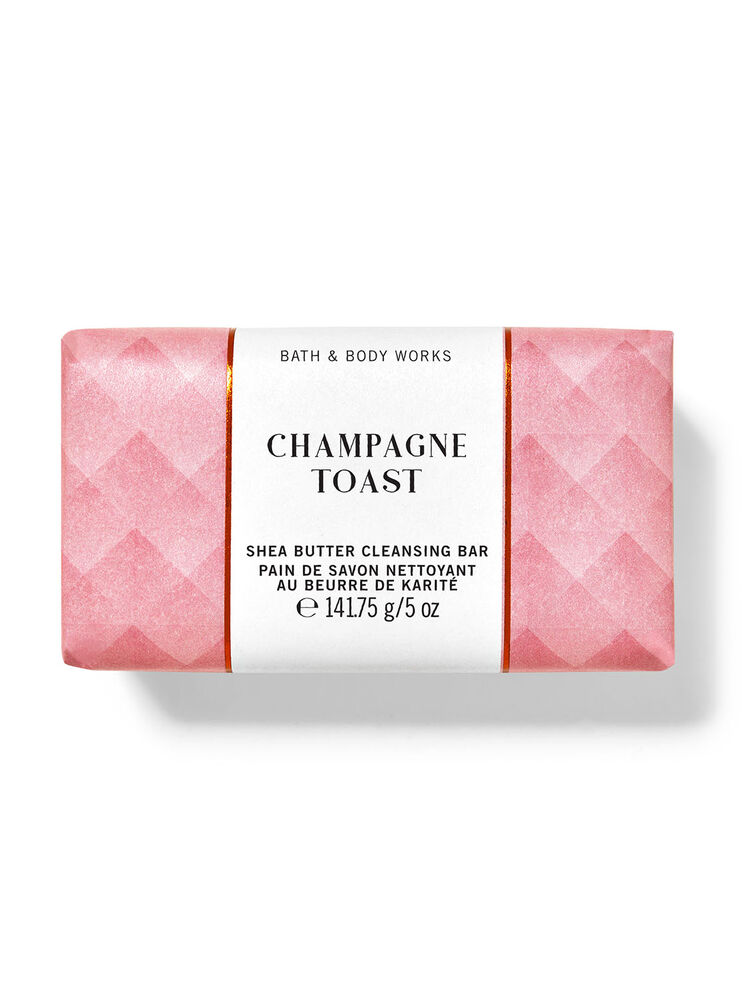Pain de savon nettoyant au beurre de karité Champagne Toast Image 1