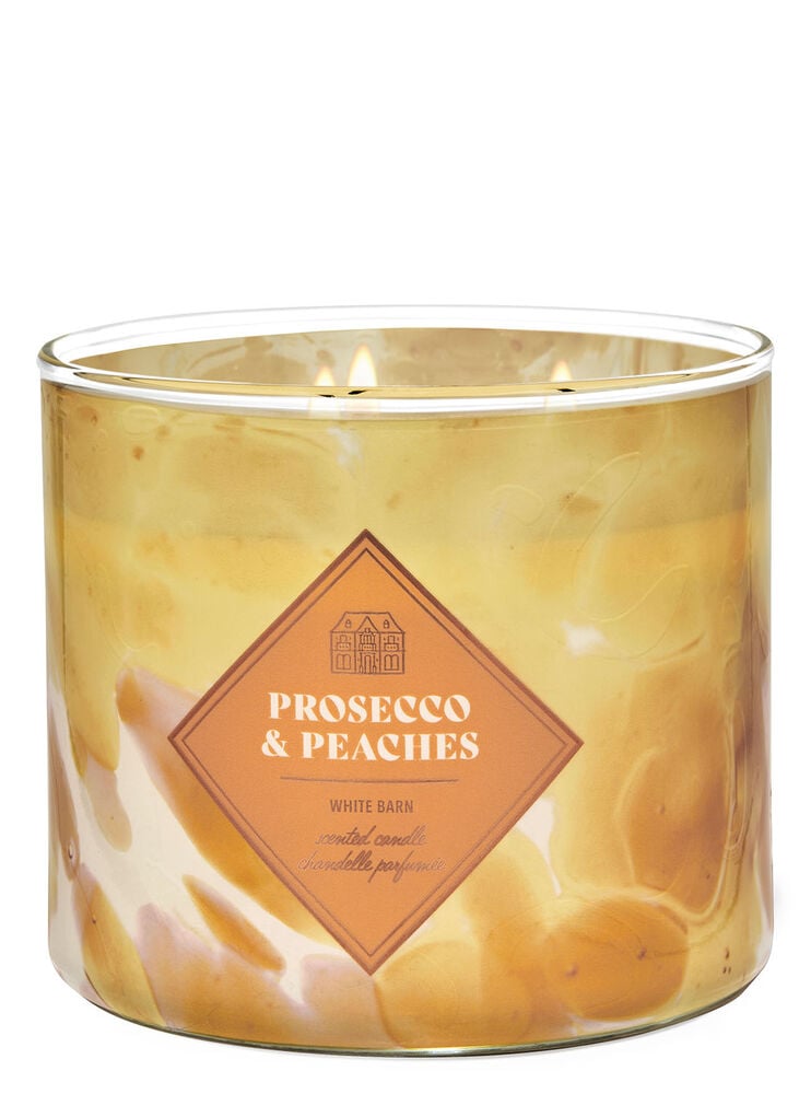 Chandelle à 3 mèches Prosecco & Peaches
