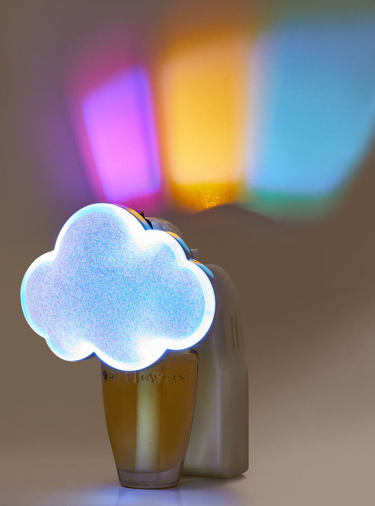Diffuseur de fragrance Wallflowers veilleuse nuage néon avec projection Image 1