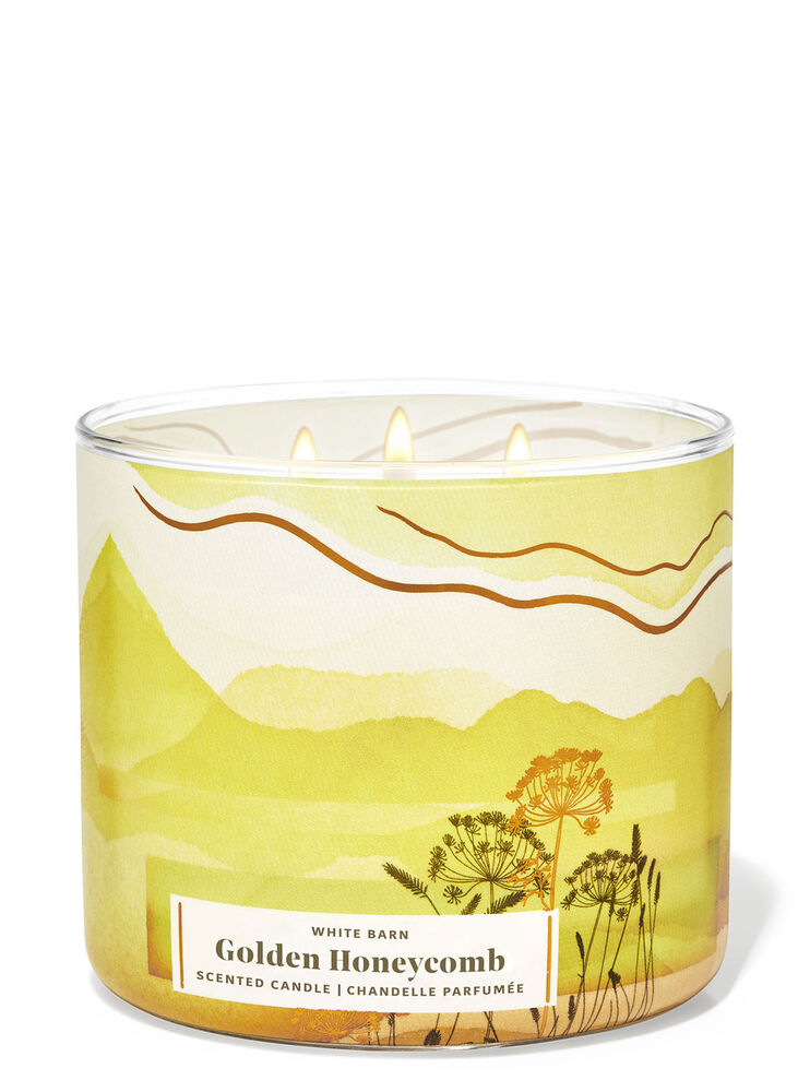 Golden Honeycomb 3-Wick Candle