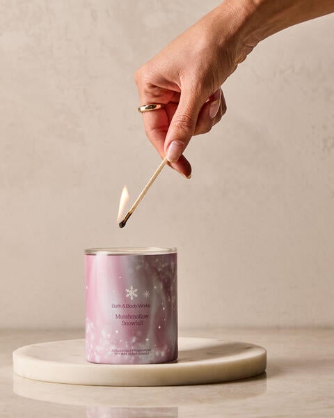 Marshmallow Snowfall Single Wick Candle