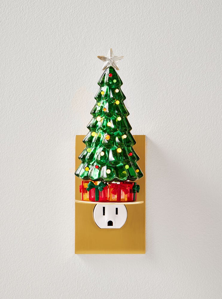 Cheerful Christmas Tree Nightlight Wallflowers Fragrance Plug Bath