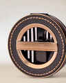 Leather Stitched Car Fragrance Holder