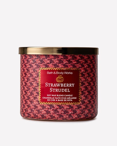 Strawberry Strudel 3-Wick Candle