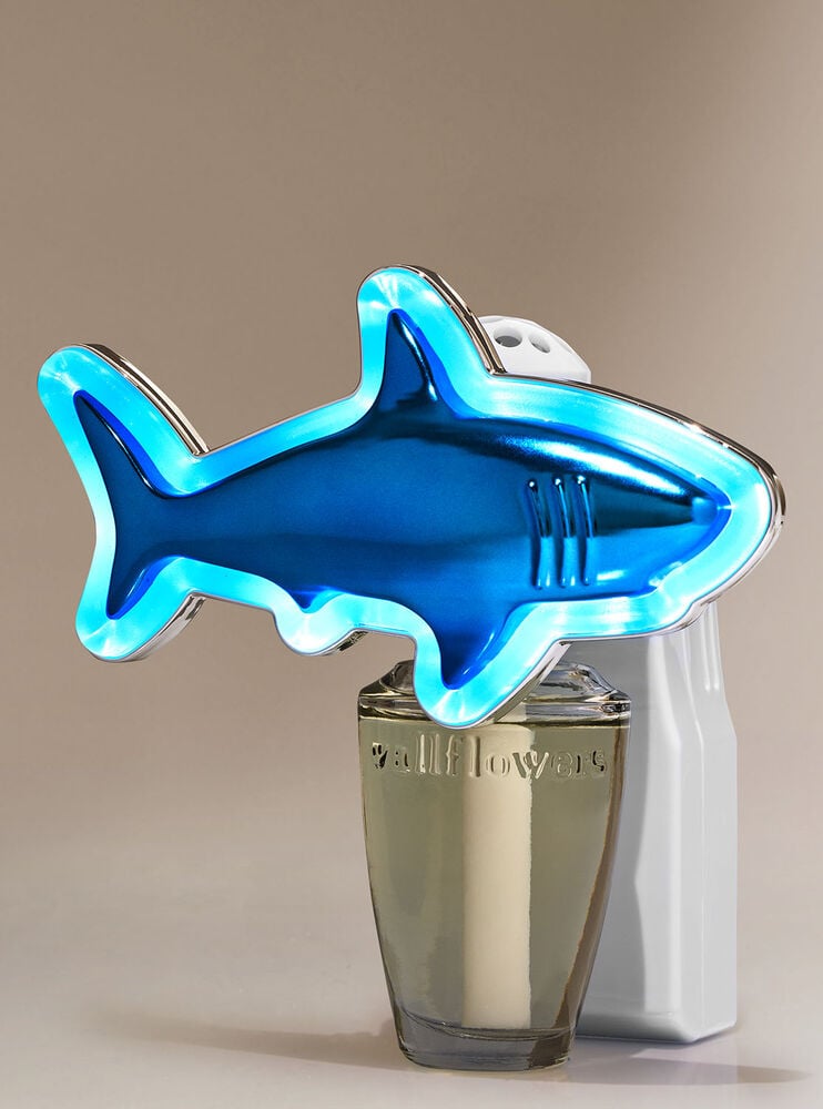 Neon Shark Nightlight Wallflowers Fragrance Plug Image 1