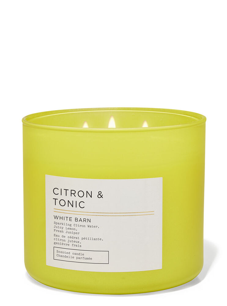 Citron & Tonic 3-Wick Candle