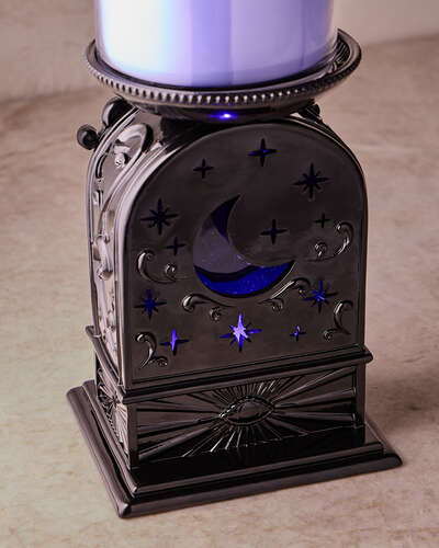 Fortune Telling Pedestal 3-Wick Candle Holder