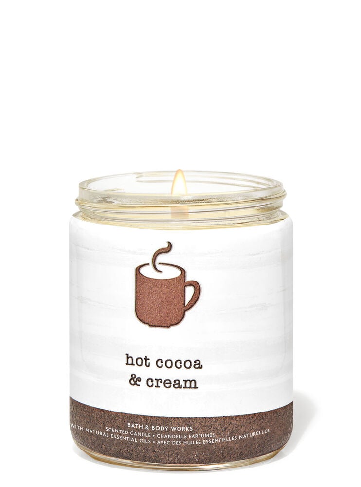 Chandelle à une mèche Hot Cocoa & Cream