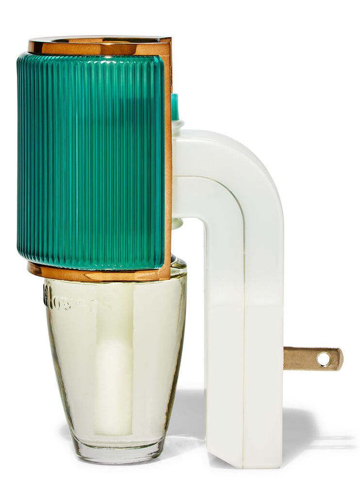 Diffuseur Wallflowers veilleuse avec contrôle de la fragrance verre ciselé vert Image 3
