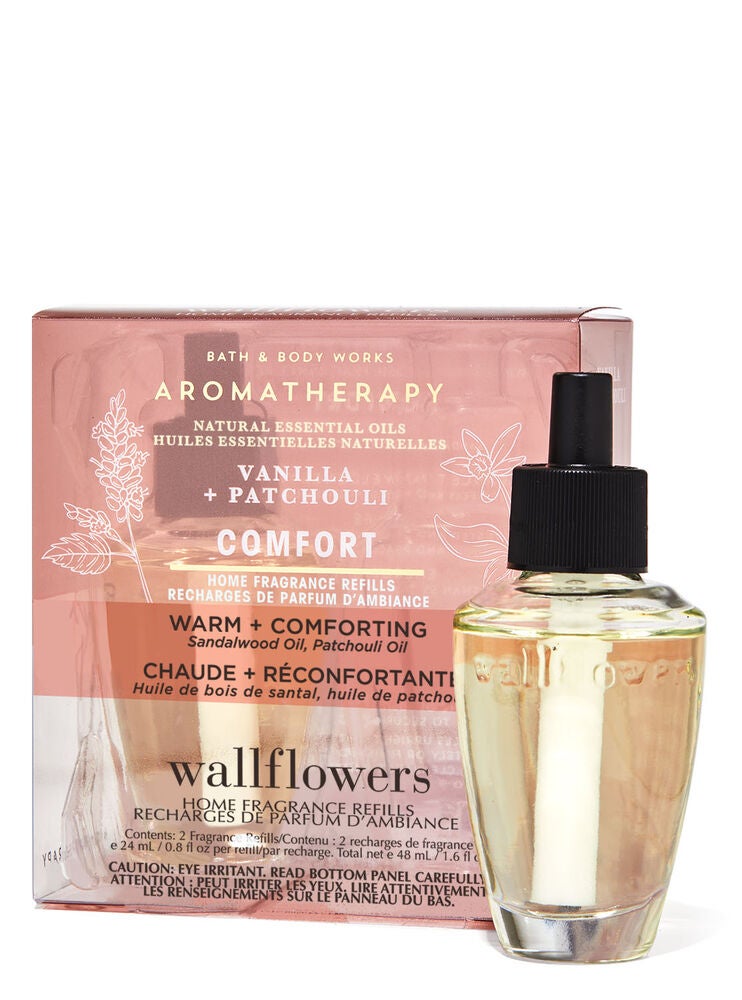Vanilla Patchouli Wallflowers Refills 2Pack Bath and Body Works