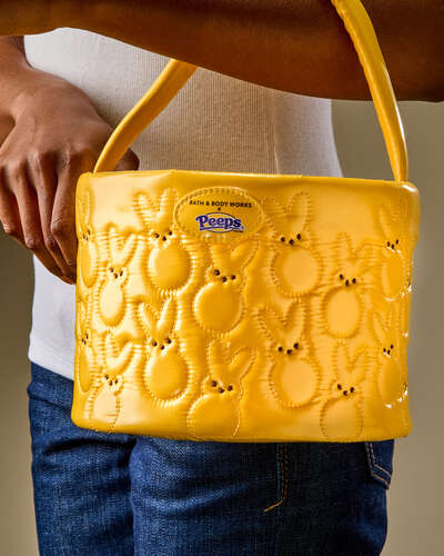 PEEPS&reg; Yellow Marshmallow Bunnies Cosmetic Bag