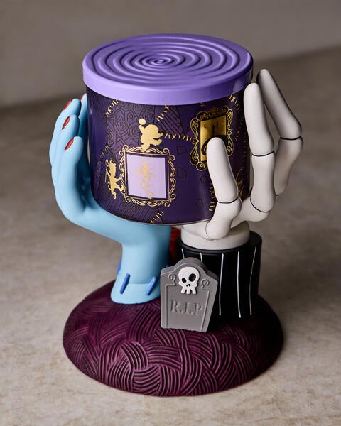 Porte-chandelle à 3 mèches Piédestal Jack et Sally