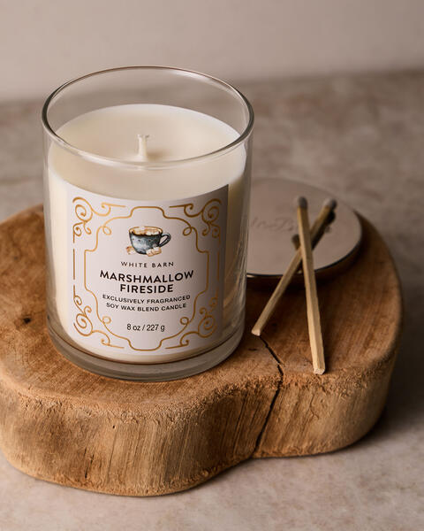 Marshmallow Fireside Single Wick Candle