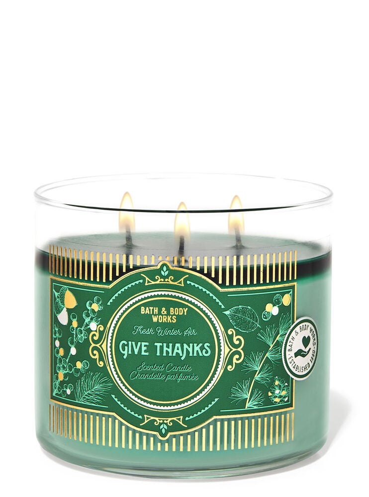 Fresh Winter Air 3Wick Candle Bath and Body Works