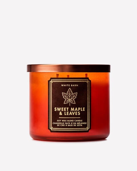 Chandelle à 3 mèches Sweet Maple & Leaves