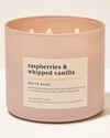 Raspberries & Whipped Vanilla 3-Wick Candle