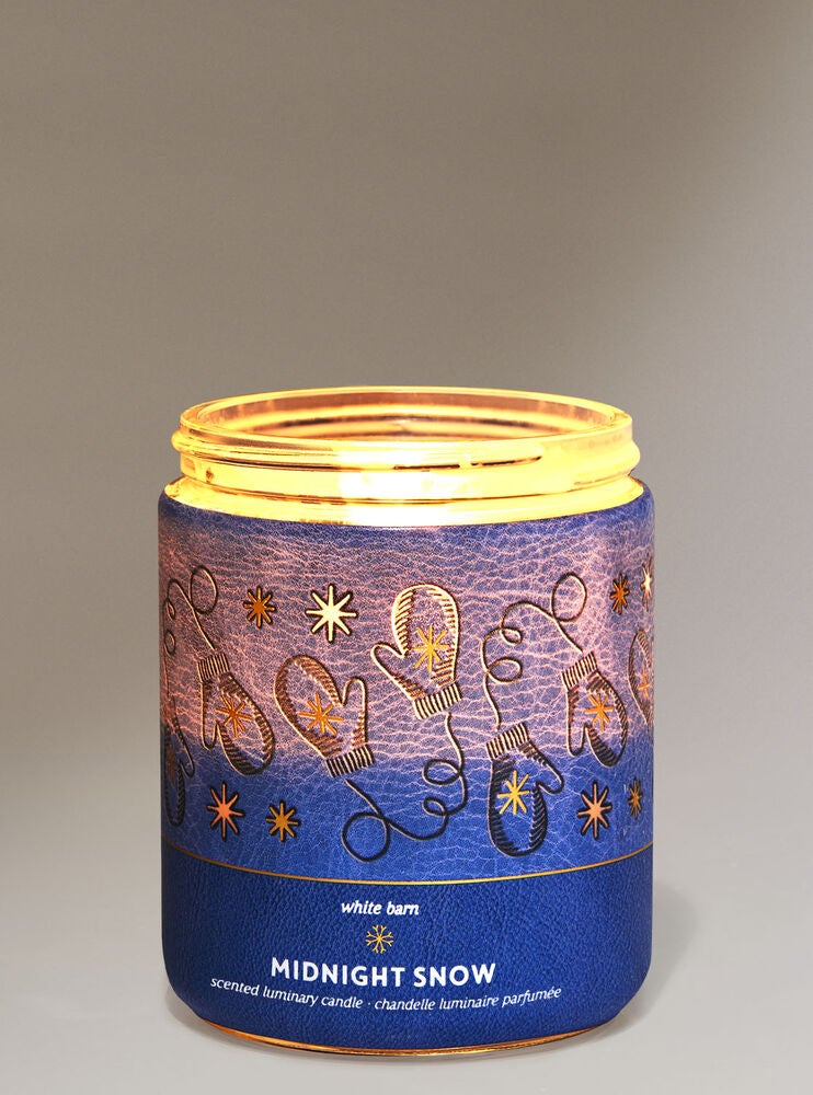 Midnight Snow Single Wick Candle Bath and Body Works