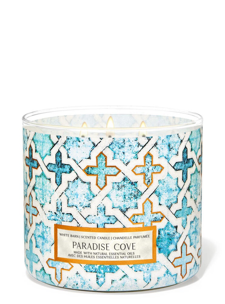 Paradise Cove 3Wick Candle Bath and Body Works