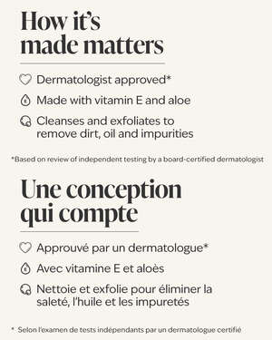 Lightly Fragranced With Lavendar & Sage Exfoliating Face Wash