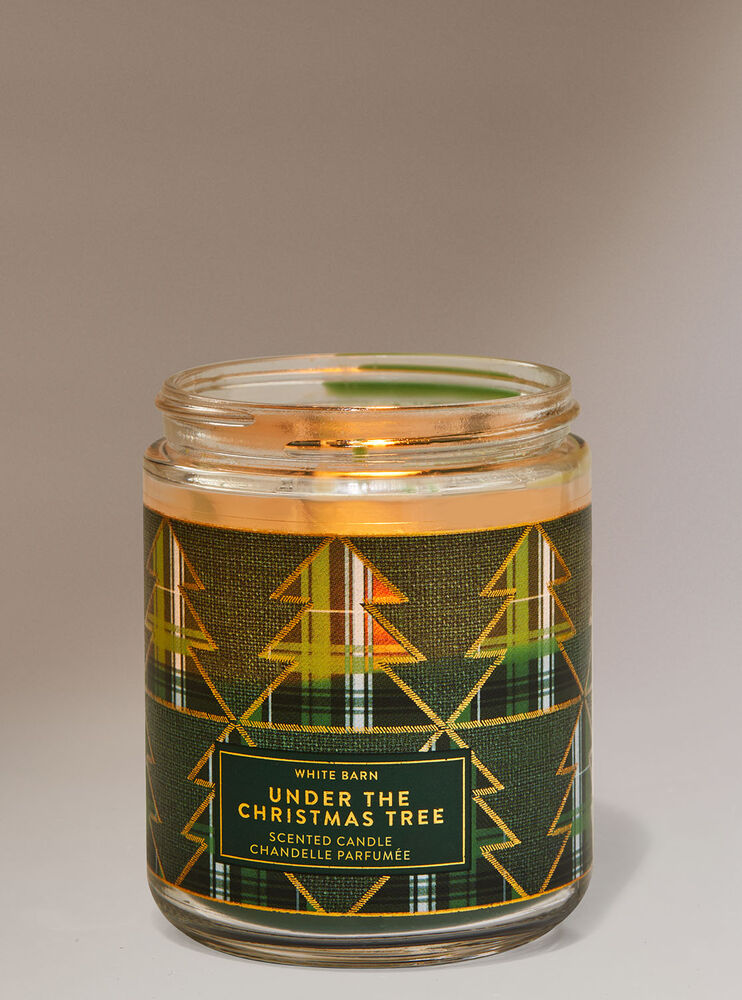 Under the Christmas Tree Single Wick Candle Image 1