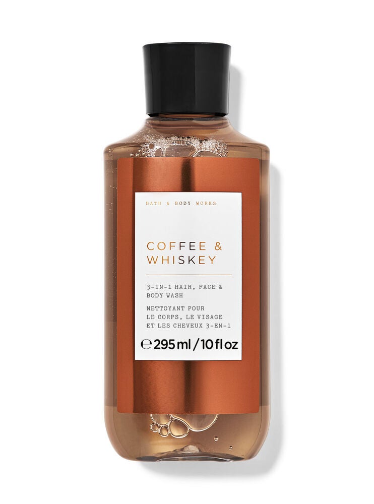 Coffee & Whiskey 3in1 Hair, Face & Body Wash Bath and Body Works