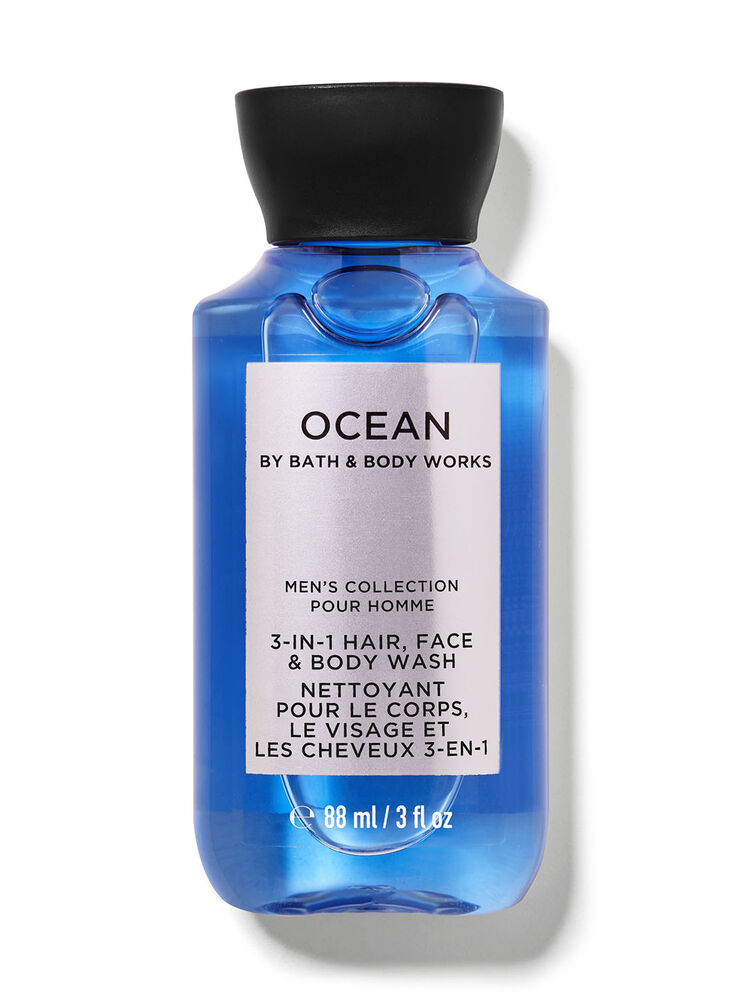 Ocean Travel Size 3-in-1 Hair, Face & Body Wash