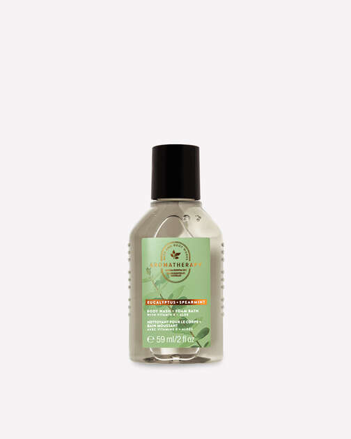 Eucalyptus Spearmint Travel Size Body Wash and Foam Bath