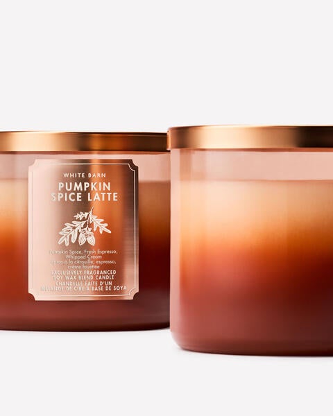 Chandelle à 3 mèches Pumpkin Spice Latte