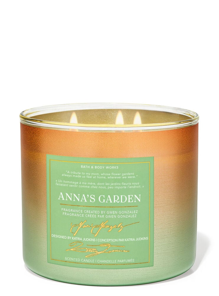 Anna's Garden 3-Wick Candle