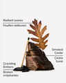 Chandelle à 3 mèches Fireside & Leaves