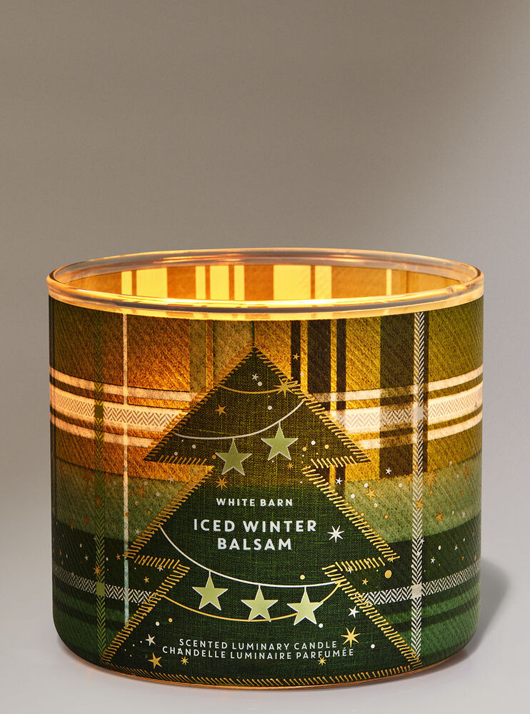 Iced Winter Balsam 3-Wick Candle Image 1