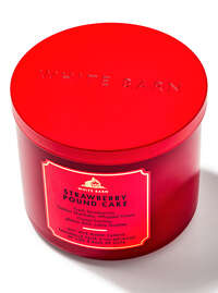 Strawberry Pound Cake 3-Wick Candle