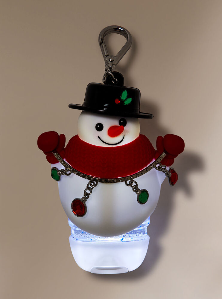 Light-Up Blingy Jolly Snowman PocketBac Holder Image 2