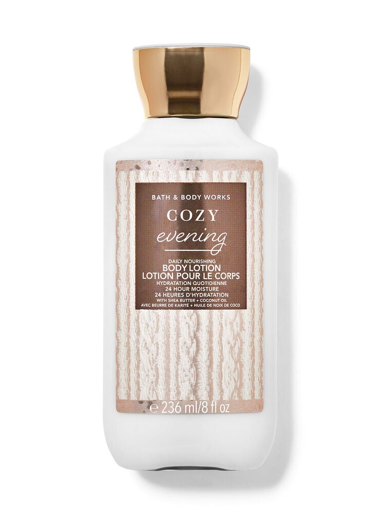 Cozy Evening Daily Nourishing Body Lotion Bath and Body Works