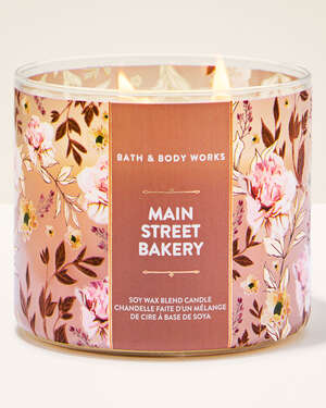 Main Street Bakery 3-Wick Candle