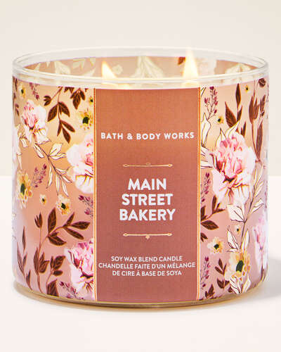 Main Street Bakery 3-Wick Candle